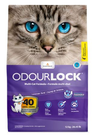 Odourlock Lavender Cat Litter - 12KG 