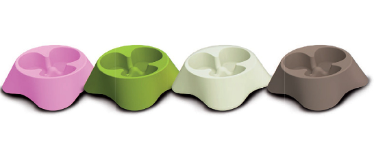 Nuvola Slow Feed Mix Color- Pink/Green/White/Grey