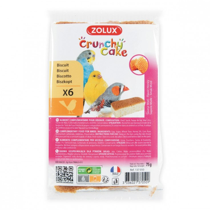 CRUNCHY CAKE HONEY BISCUITS - 6PC