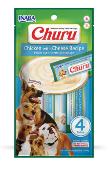 Dog Churu Chicken With Cheese Recipe 4Pcs/Pk
