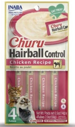 Churu - Hairball Control- Chicken Recipe 4Pcs/Pk