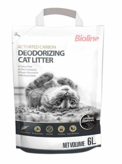 Bioline - Deodorizing Cat Litter 6L