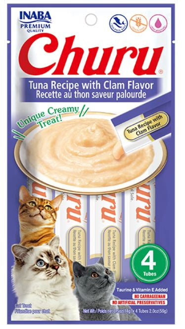 Churu - Tuna Recipe With Clam Flavor 4Pcs/Pk