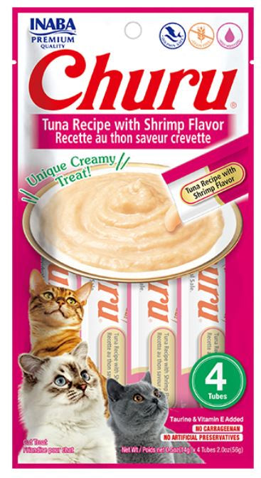 Churu - Tuna Recipe With Shrimp Flavor 4Pcs/Pk
