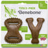 Benebone - 2-Pack Dental Chew, Wishbone(Tiny) Â€“ Bacon