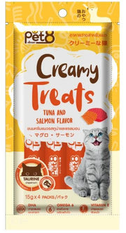 Pet8 - Creamy Treats 15Gx4
