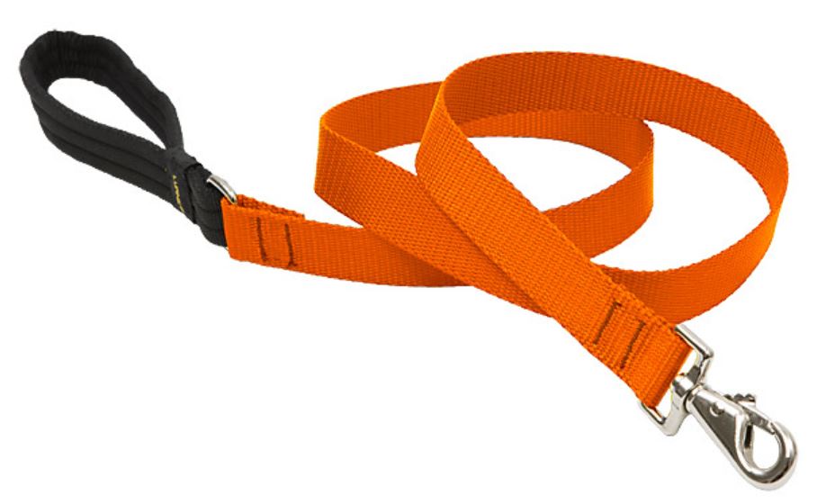Lupine - Basic Solids Padded Handle Dog Leash 4Ft 1/2" Wide