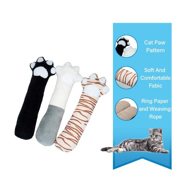Itâ€™S Meow Cat Paw Shape Toy- Mixed Colors- (Per Piece)