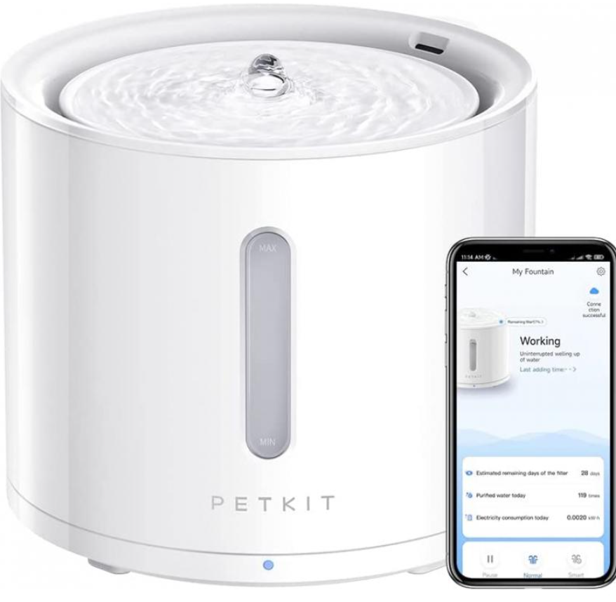 PETKIT EVERSWEET 'SOLO 2' AUTOMATIC WATER FOUNTAIN WITH WIRELESS PUMP
