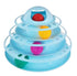 Itâ€™S Meow Cat Toy Palstic Tower With Balls ,Size: 26*26*5Cm ( Mix Color/ Pink,Blue,White )