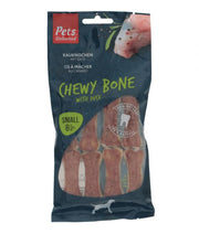 Pets Unlimited - Chewy Bone With Duck Small 8PCS