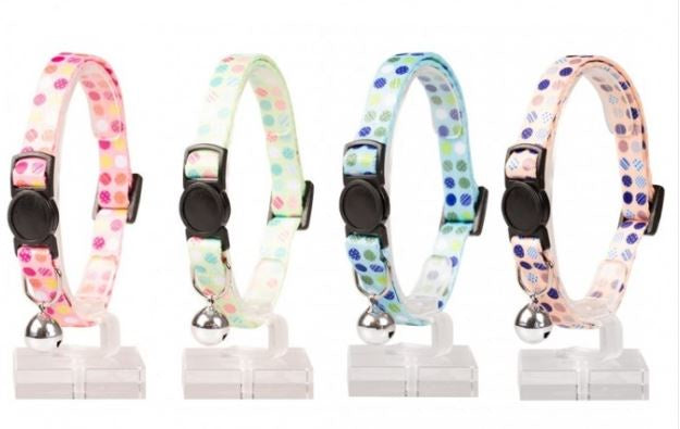Duvo - Cat Collar Nylon Mixed Colors 20 - 30cm / 10mm (Texture Candy)