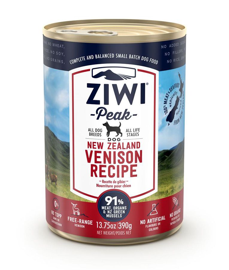ZiwiPeak Venison Recipe Canned Dog Food 390g