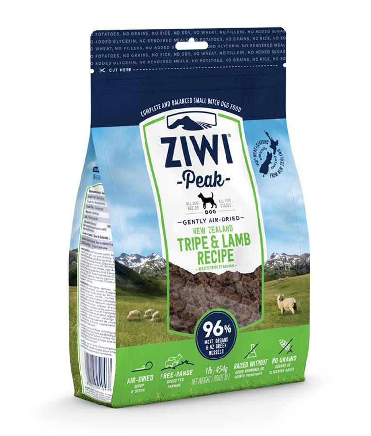 Ziwipeak Air Dried Tripe & Lamb Dog Food 2.5 kg, dog dry food