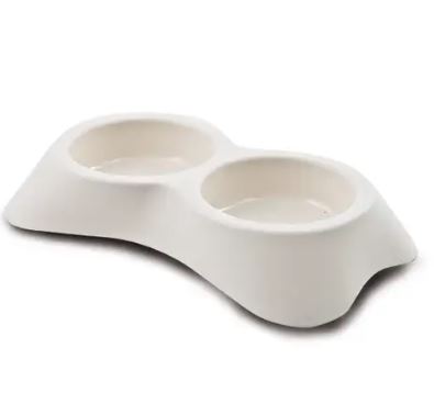 Bergamo - Food & Water Bowl Nuvola Doppia 7 0.6 Ltr Mix Color