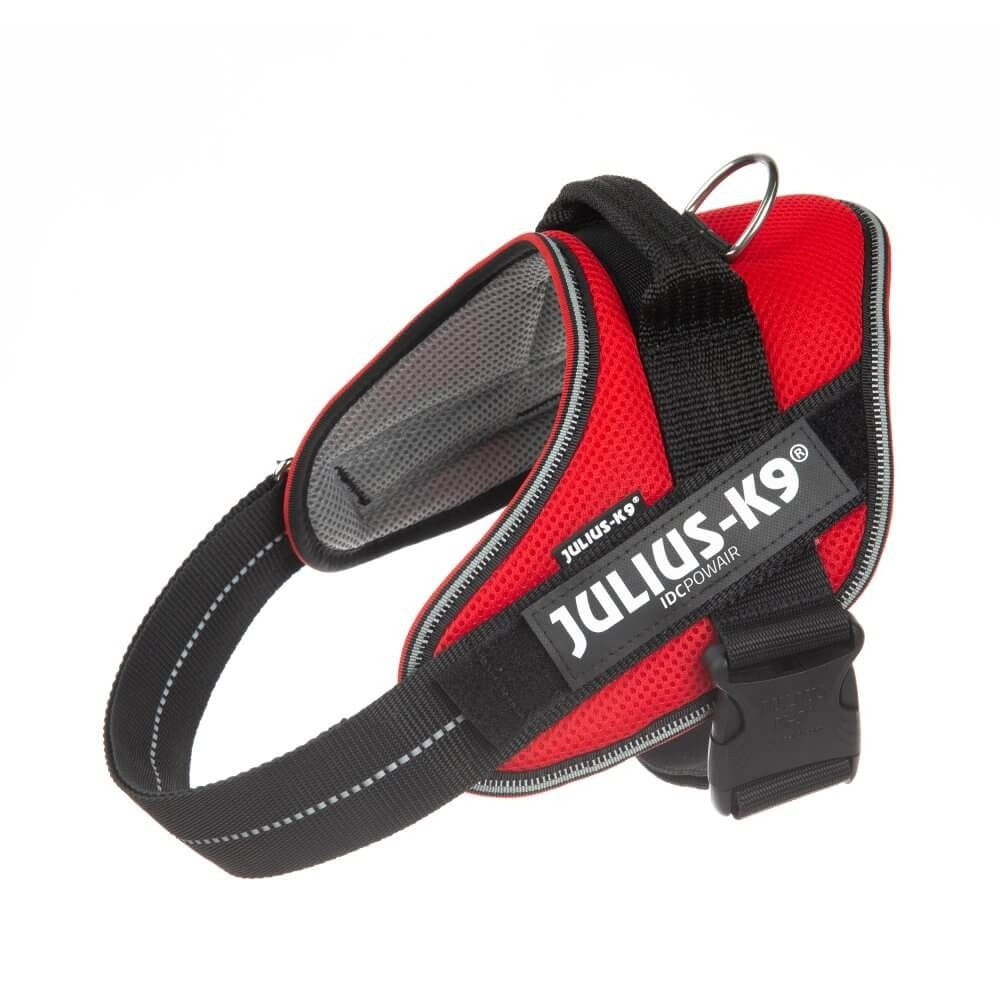 JULIUS K9 IDC POWAIR HARNESS - RED / MEDIUM