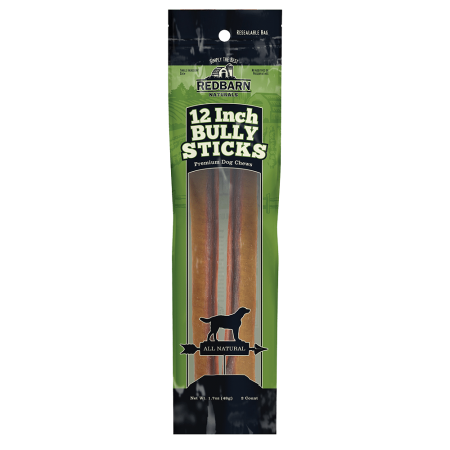 RedBarn Bully Stick 12" for Dog 2 Pk