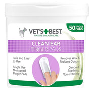 Vets Best - Clean Ear Finger Pads (50 Pads)