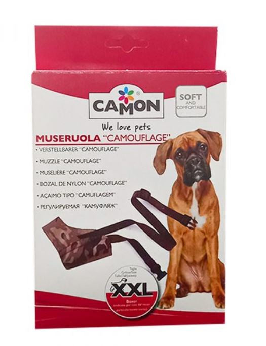 Camouflage Dog Muzzle For Boxer