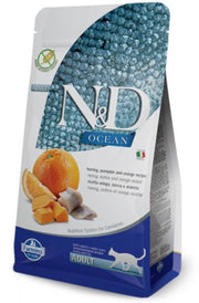 Farmina N & D Herring, Pumpkin & Orange Adult Cat Food, 1.5 KG