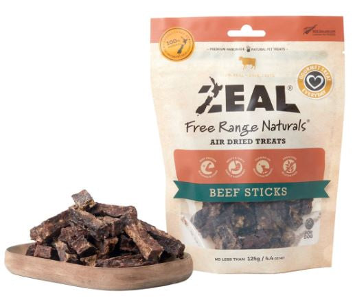 Zeal - Beef Sticks 125g