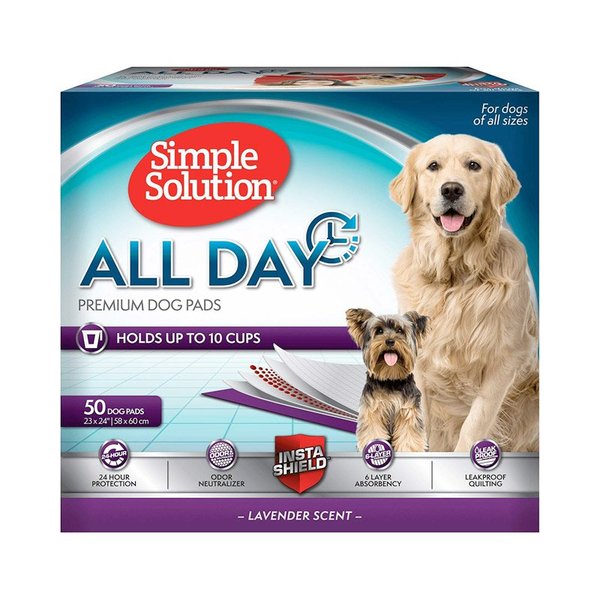 Simple solution All Day 6-Layer Premium Dog Pads - 23 x 24