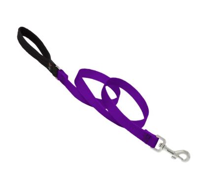 Lupine - Basic Solids Padded Handle Dog Leash 4Ft 3/4" Wide