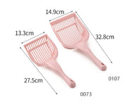 Pets Club Cat Litter Scoop, Size 33*15.5 CM : Pink