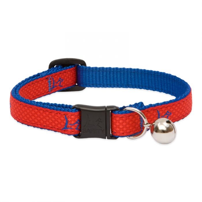 Lupine - Derby Red W Bell Cat Collar