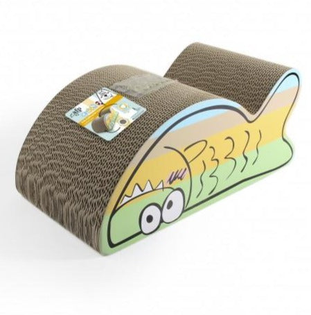 ALL FOR PAWS CATOON BELLY RUBBING FISH SCRATCHER