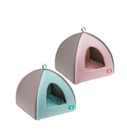 Ferplast - Medium Cat Beds Gray/Orange -Washable (42 X 42 X H 36  CM)