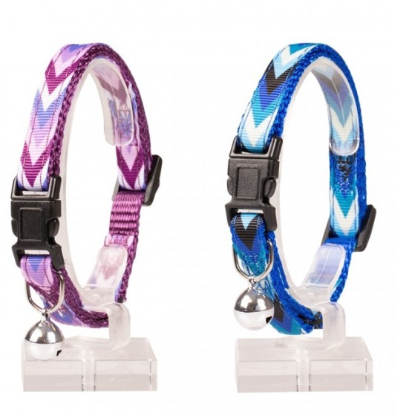 Duvo Cat Collar  Textures Boho Nylon Mixed Colors 20 - 30 CM /10Mm  (Per Piece)