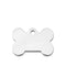 ID Tag - Bone Small Chrome