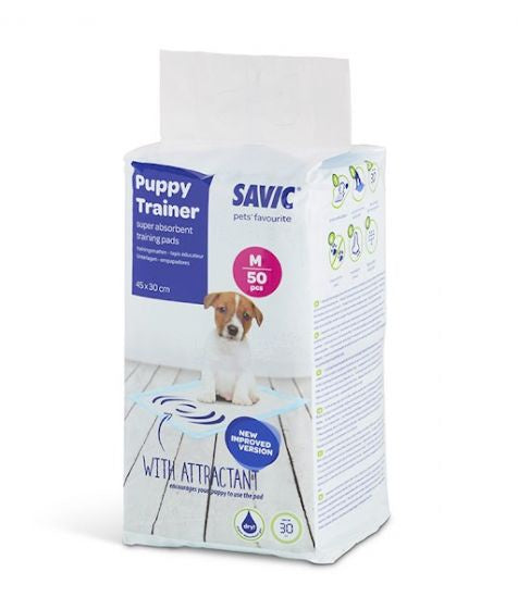 Savic - Carbon Puppy Trainer Pads 50 Pack Medium
