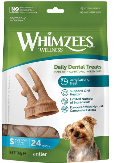 Whimzees - Occupy Antler Natural Dental Chews For Dogs
