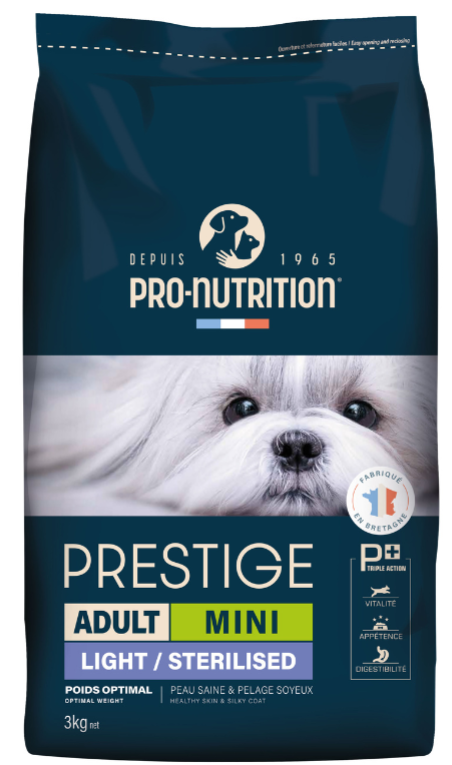 Pro Nutrition Prestige Dog Adult Mini Light Sterilised 3Kg