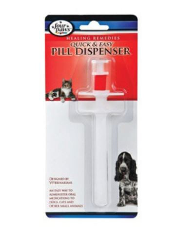 Four Paws Quick Easy Pill Dispenser For Puppies Small Animals