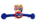 Gigwi - Gladiator Squeaker Inside Plush/Tpr Dog Toy (Medium)  Blue