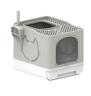 All For Paws - Go Fresh - Fordable Cat Litter Box- Sand 49.6 X 38.8 X 40.7  CM