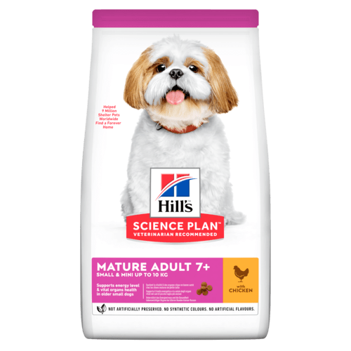 Hill’s Science Plan Small & Mini Mature Adult 7+ Dog Food With Chicken (3kg)