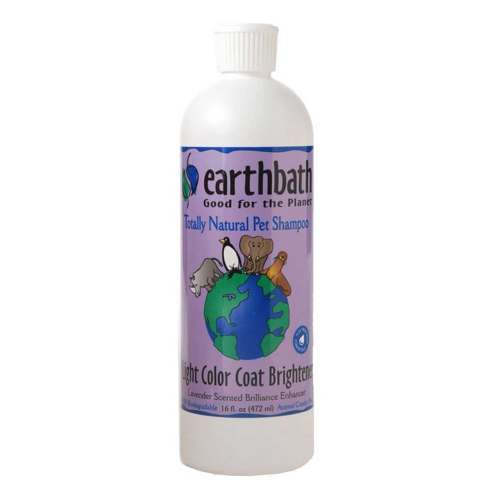 Earthbath Light Color Coat Brightener Shampoo With Lavender Scent 16oz