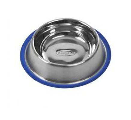 Buster Stainless Steel Bowl Blue Base 0.45L 19.5Cm