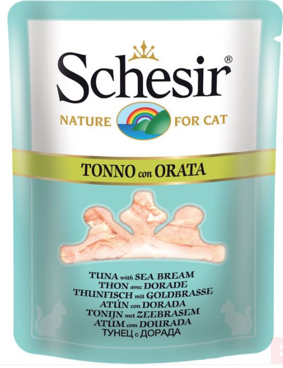 Schesir - Cat Wet Food-Tuna With Seabream