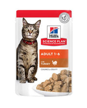 Hills - Science Plan Adult Wet Cat Food Turkey Pouches 85 G