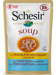 Schesir - Cat Wet Soup-With Wild Tuna And Squid