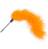 Pawsitiv - Interactive Cat Teaser Toy - Fluffy Orange Tail With Bell- Small