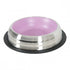 MERENDA STAINLESS NON-SLIP DOG BOWL - PINK 