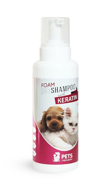 Pets Republic - Dry Foam Shampoo for Cat & Dog 520 ml