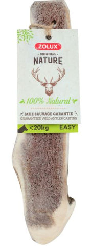 Zolux - Natural Deer Antler Easy for Dogs Under 20Kg