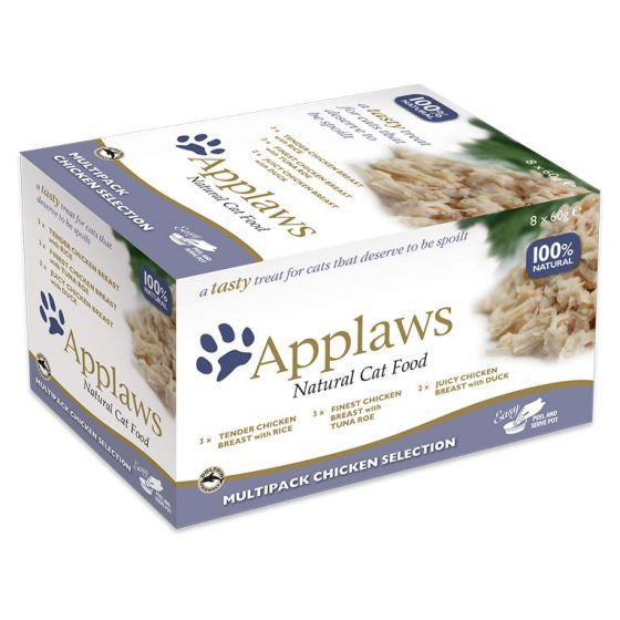 Applaws - Cat Multipack Chicken Select 8 X 60G Pot